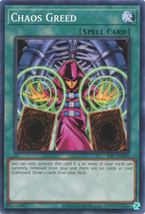 Image of Chaos Greed (25th Anniversary) [IOC-EN038] Common
