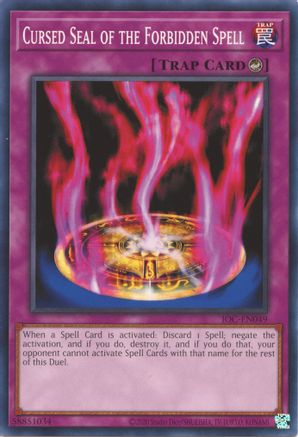 Image of Cursed Seal of the Forbidden Spell (25th Anniversary) [IOC-EN049] Common