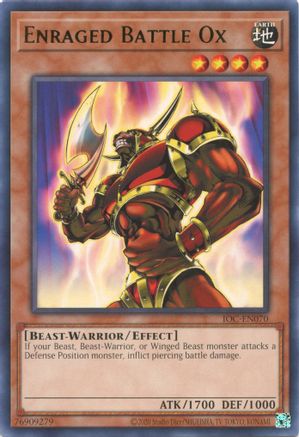 Image of Enraged Battle Ox (25th Anniversary) [IOC-EN070] Rare
