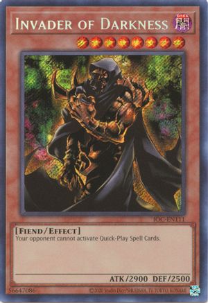 Image of Invader of Darkness (25th Anniversary) [IOC-EN111] Secret Rare
