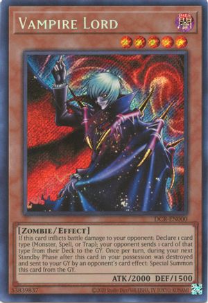 Image of Vampire Lord (25th Anniversary) [DCR-EN000] Secret Rare