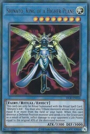 Image of Shinato, King of a Higher Plane (25th Anniversary) [DCR-EN016] Ultra Rare