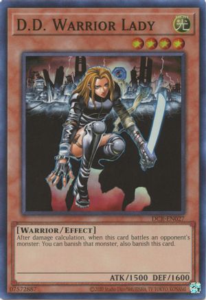 Image of D.D. Warrior Lady (25th Anniversary) [DCR-EN027] Super Rare