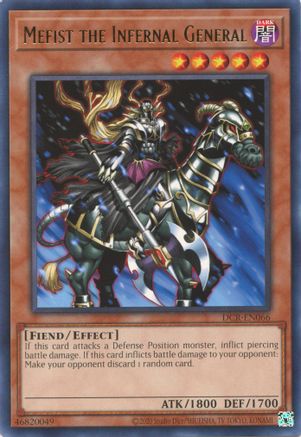 Image of Mefist the Infernal General (25th Anniversary) [DCR-EN066] Rare