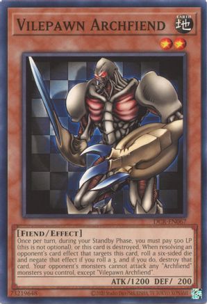 Image of Vilepawn Archfiend (25th Anniversary) [DCR-EN067] Common