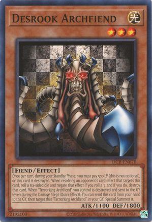 Image of Desrook Archfiend (25th Anniversary) [DCR-EN070] Common