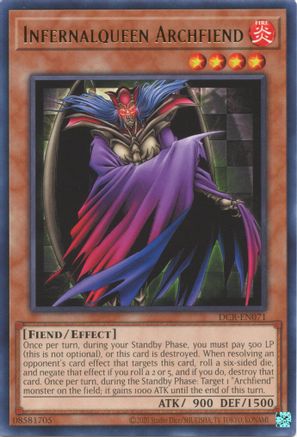 Image of Infernalqueen Archfiend (25th Anniversary) [DCR-EN071] Rare