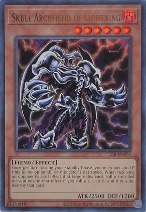 Image of Skull Archfiend of Lightning (25th Anniversary) [DCR-EN073] Ultra Rare