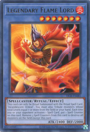 Image of Legendary Flame Lord (25th Anniversary) [DCR-EN081] Rare