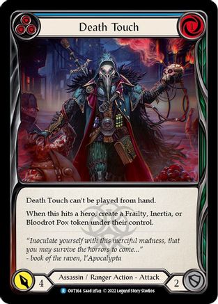 Image of Death Touch (Blue) [OUT164] (Outsiders)  Rainbow Foil