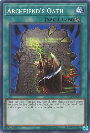 Image of Archfiend's Oath (25th Anniversary) [DCR-EN092] Common