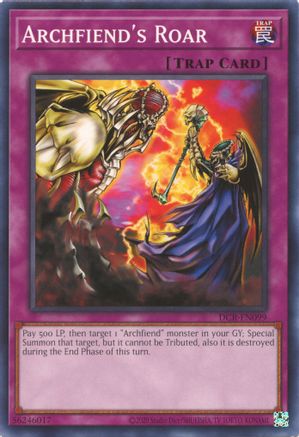 Image of Archfiend's Roar (25th Anniversary) [DCR-EN099] Common