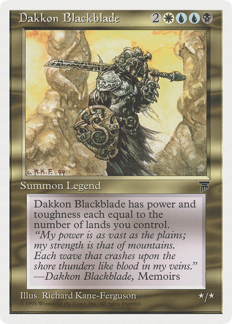 Image of Dakkon Blackblade [Chronicles]