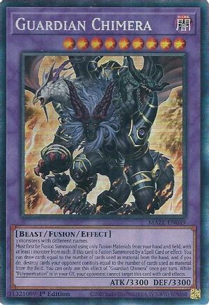 Image of Guardian Chimera [MAZE-EN049] Collector's Rare