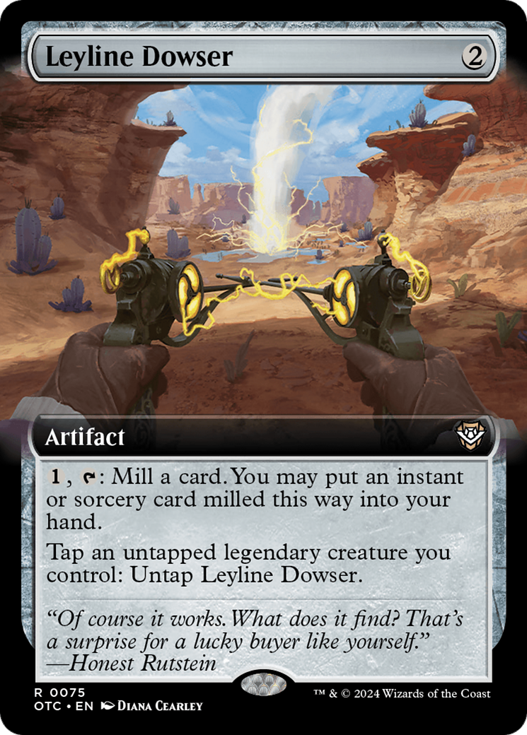Image of Leyline Dowser (Extended Art) [Outlaws of Thunder Junction Commander]