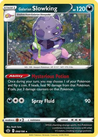 Image of Galarian Slowking (098/198) (Cosmos Holo) [Sword & Shield: Chilling Reign]