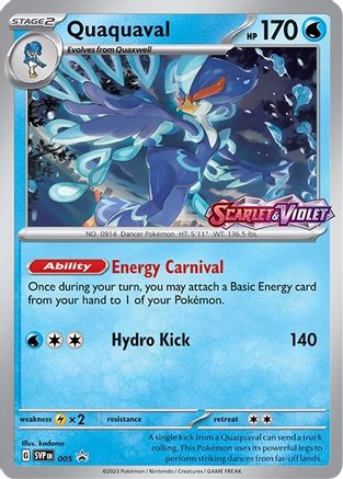 Image of Quaquaval (005) [Scarlet & Violet: Black Star Promos]