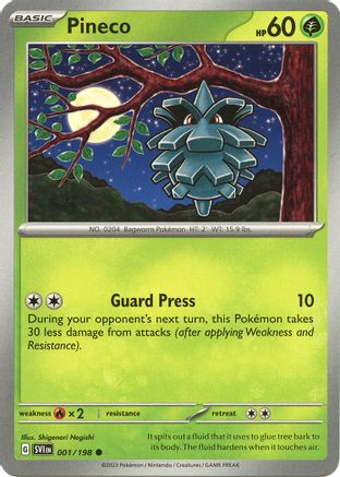 Image of Pineco (001/198) [Scarlet & Violet: Base Set]