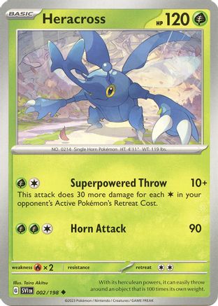 Image of Heracross (002/198) [Scarlet & Violet: Base Set]