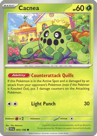 Image of Cacnea (005/198) [Scarlet & Violet: Base Set]