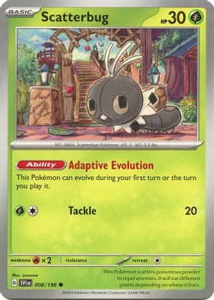 Image of Scatterbug (008/198) [Scarlet & Violet: Base Set]