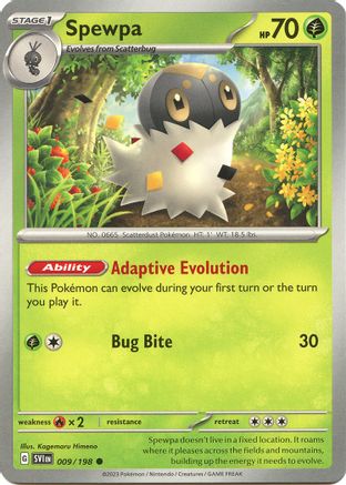 Image of Spewpa (009/198) [Scarlet & Violet: Base Set]