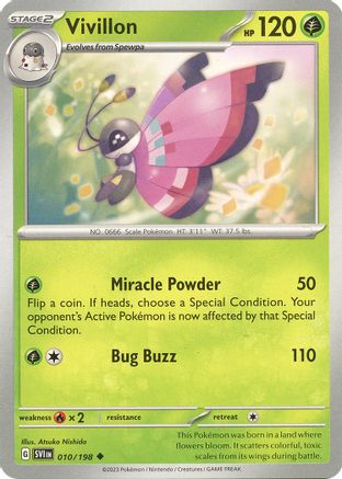 Image of Vivillon (010/198) [Scarlet & Violet: Base Set]
