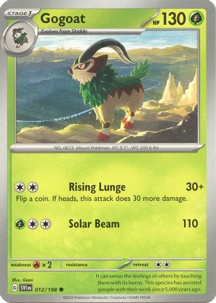 Image of Gogoat (012/198) [Scarlet & Violet: Base Set]