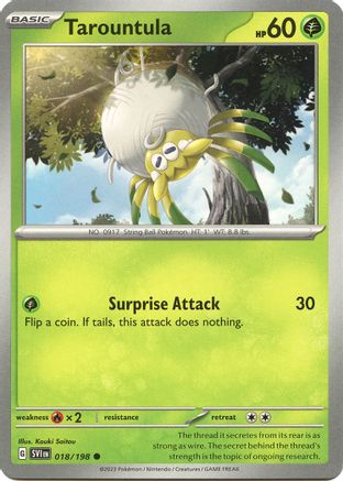 Image of Tarountula (018/198) [Scarlet & Violet: Base Set]