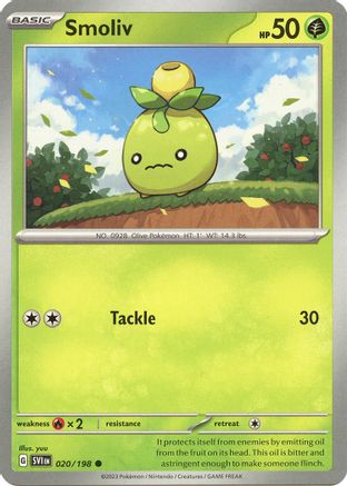 Image of Smoliv (020/198) [Scarlet & Violet: Base Set]