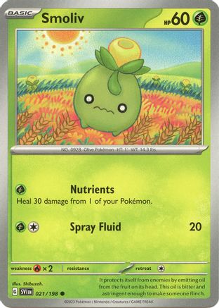 Image of Smoliv (021/198) [Scarlet & Violet: Base Set]