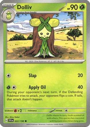 Image of Dolliv (022/198) [Scarlet & Violet: Base Set]