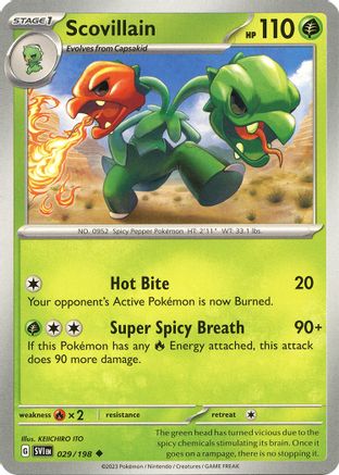 Image of Scovillain (029/198) [Scarlet & Violet: Base Set]
