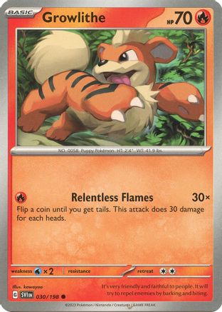 Image of Growlithe (030/198) [Scarlet & Violet: Base Set]