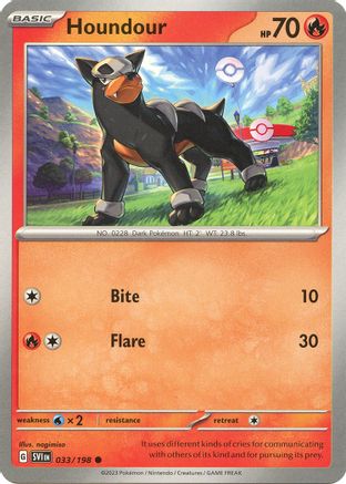 Image of Houndour (033/198) [Scarlet & Violet: Base Set]