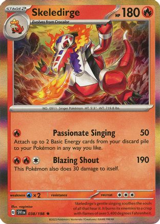 Image of Skeledirge (038/198) [Scarlet & Violet: Base Set]