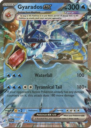 Image of Gyarados ex (045/198) [Scarlet & Violet: Base Set]