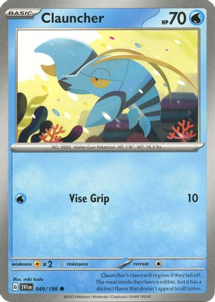 Image of Clauncher (049/198) [Scarlet & Violet: Base Set]