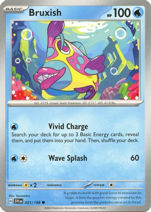 Image of Bruxish (051/198) [Scarlet & Violet: Base Set]