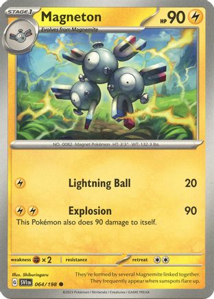 Image of Magneton (064/198) [Scarlet & Violet: Base Set]