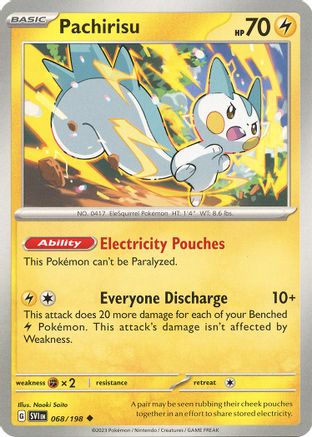 Image of Pachirisu (068/198) [Scarlet & Violet: Base Set]