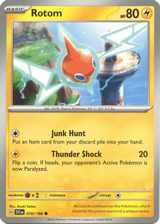 Image of Rotom (070/198) [Scarlet & Violet: Base Set]