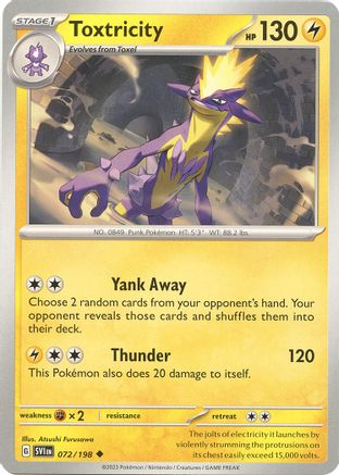 Image of Toxtricity (072/198) [Scarlet & Violet: Base Set]
