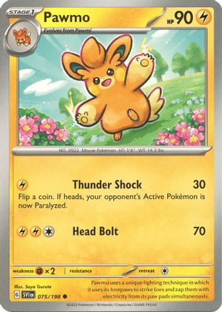 Image of Pawmo (075/198) [Scarlet & Violet: Base Set]