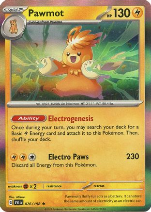 Image of Pawmot (076/198) [Scarlet & Violet: Base Set]