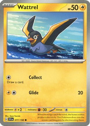 Image of Wattrel (077/198) [Scarlet & Violet: Base Set]