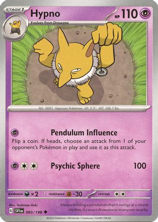 Image of Hypno (083/198) [Scarlet & Violet: Base Set]