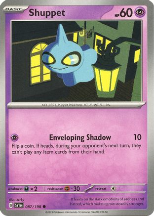 Image of Shuppet (087/198) [Scarlet & Violet: Base Set]