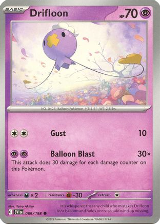 Image of Drifloon (089/198) [Scarlet & Violet: Base Set]