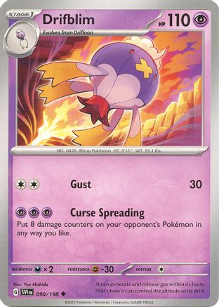 Image of Drifblim (090/198) [Scarlet & Violet: Base Set]
